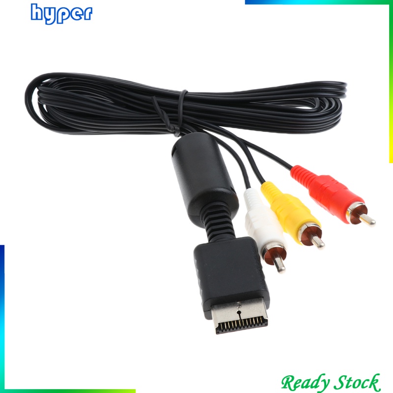 AV Composite Cable for Sony PS3/PS2/PS1 Audio Video Cord TV Adapter Wire 6ft