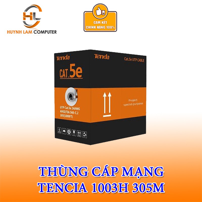 Cáp mạng Tencia CAT5E 1003H Thùng 305M