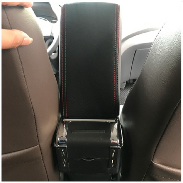 Hộp Tỳ Tay Xe Kia SOLUTO có cổng USB lắp đặt dễ dàng