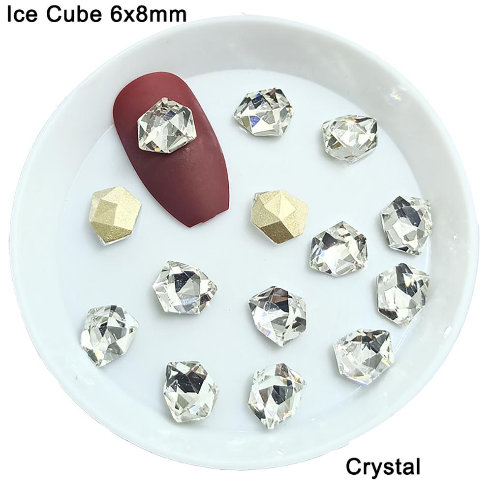 OCEANMAP Đá Đính Trang Trí Móng Tay Chất Lượng Cao