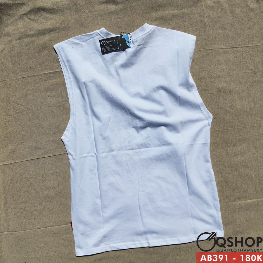 Áo thun ba lỗ tập gym,đi chơi QSHOP AB391