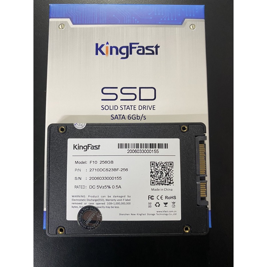 [Mã ELMS05 giảm 5% đơn 300k]Ổ cứng SSD Kingfast 120GB 240GB 256GB 2.5 inch SATA3