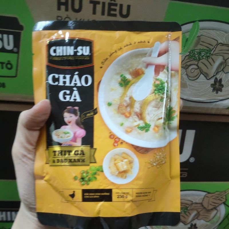 Tô Miến Gà Khô Măng / Hủ tiếu / Bánh đa cua Chinsu 129g/148g (1 tô)