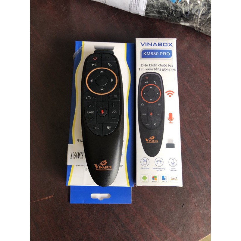 Điều khiển vinõi km68ối - Tích hợp mic voice - Tìm kiếm bằng giọng nói