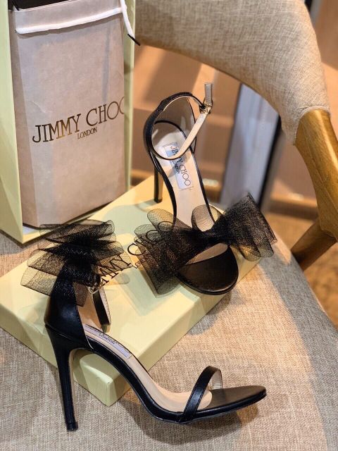 Sandal jimmy nơ siêu phẩm cho cô dâu-loại 1 có hộp, bill ( chat trước check sz với shop)