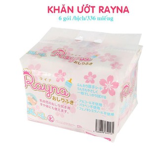 ( Mua 3 tặng 1) Mua Combo 3 gói khăn ướt Rayna