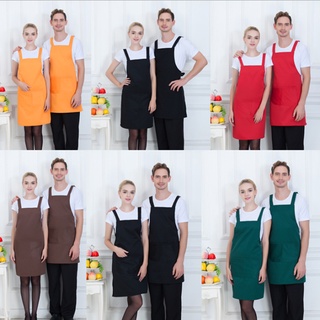 Tạp dề chống thấm nước nhà bếp tạp dề tạp dề vai hình chữ H tạp dề chống bẩn tạp dề unisex