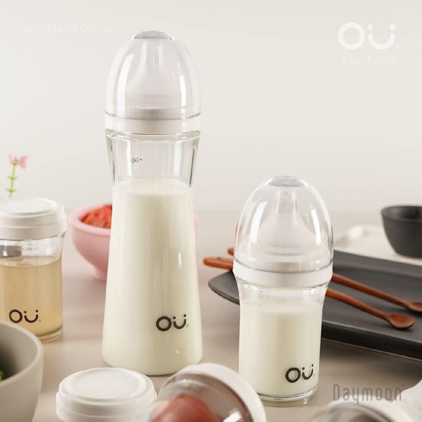 Set 2 bình sữa OU:Wish PA cao cấp cho bé 140ml,  260ml