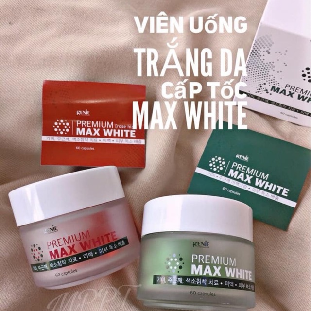 Viên Uống Hỗ Trợ Trắng Da Max White