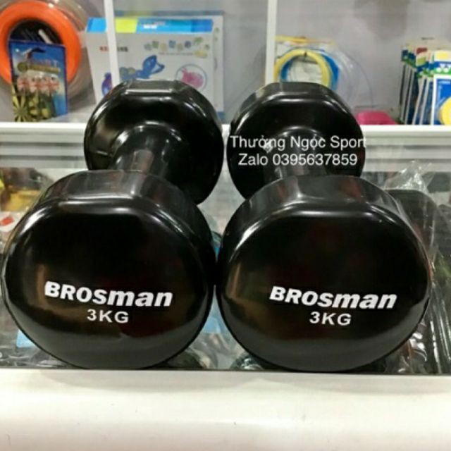 Tạ Brosman 3kg(hình tại shop) giá 1cục