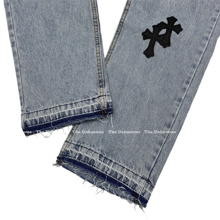 ⚡️ - Quần jeans Chrom Heart cao cấp full tag túi, quần jeans nam nữ ch