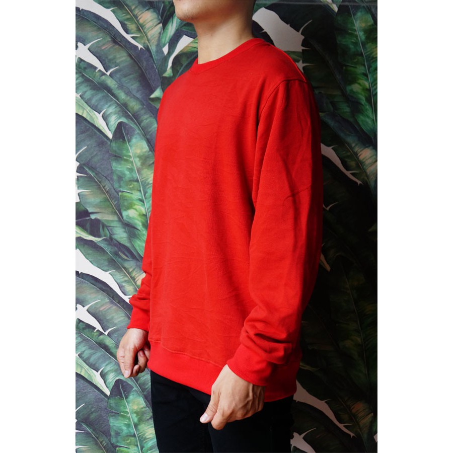 Áo Sweater ĐỎ TRƠN CỰC CHẤT_FOX | BigBuy360 - bigbuy360.vn