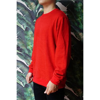 Áo Sweater ĐỎ TRƠN CỰC CHẤT_FOX
