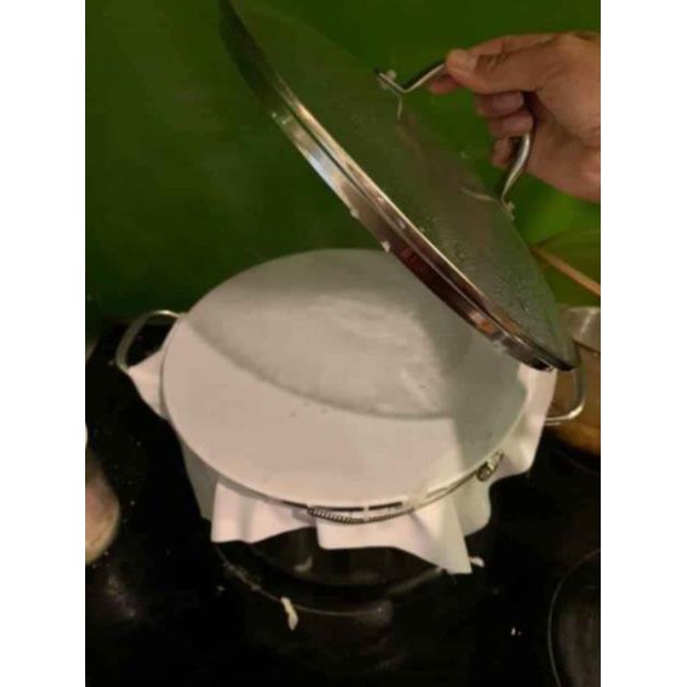 Bộ khuôn tráng bánh cuốn tại nhà tiện dụng