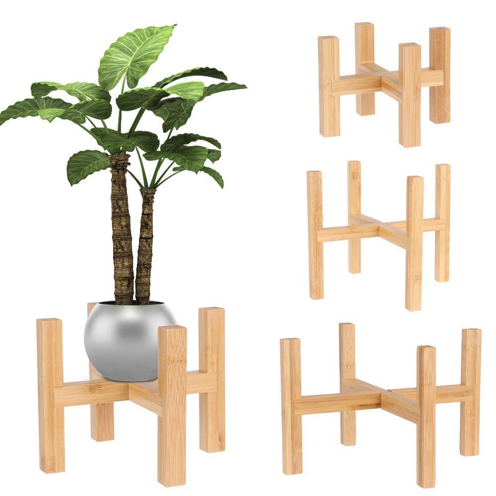 LANSEL Giá Đỡ Chậu Cây Bonsai Bằng Gỗ Dùng Trang Trí Nhà Cửa