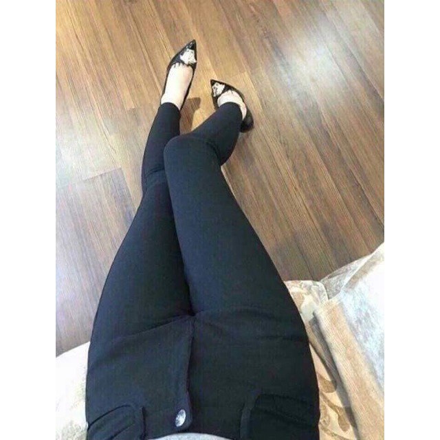 QUẦN TREGGING CẠP KHÓA UMI CẠP CAO TÔN DÁNG QUẦN LEGGING CÔNG SỞ THỜI TRANG BANAMO FASHION QUẦN LEGGING CẠP KHÓA 703