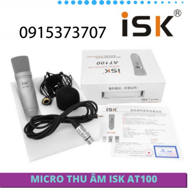 Combo Soundcard K10 + Micro ISK AT100 + Hướng dẫn cài đặt Autotune Hoa Vinh