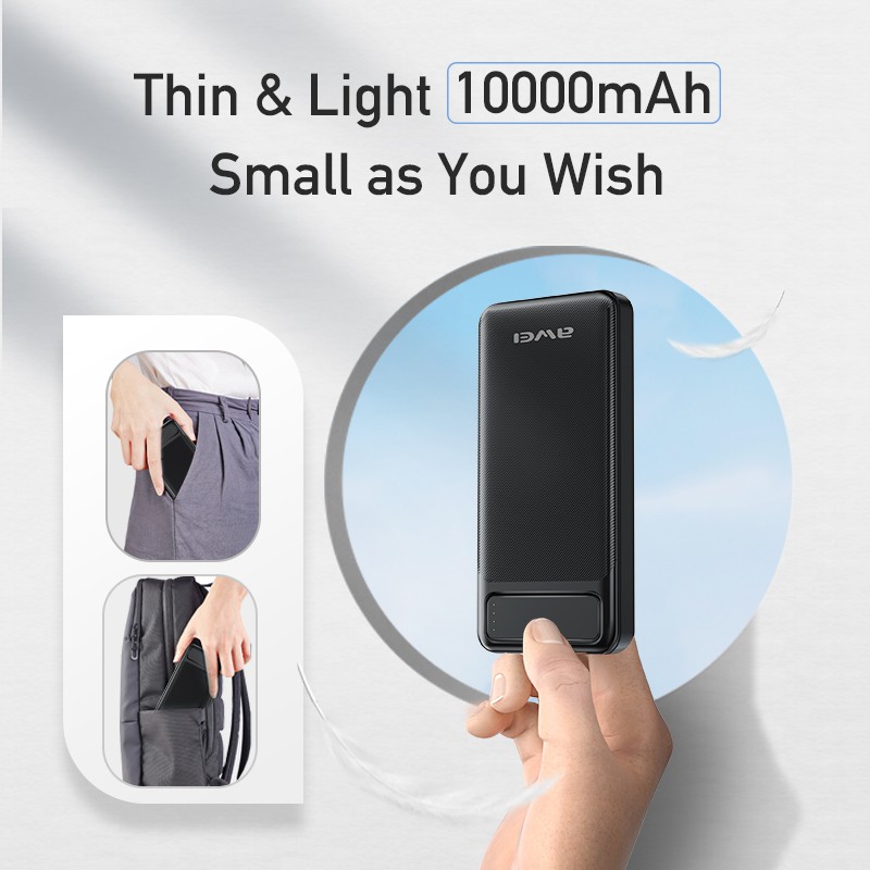 Pin Sạc Dự Phòng Thông Minh Awei P28K 10000mAh