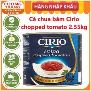 Cà chua băm Cirio chopped tomato 2.55kg