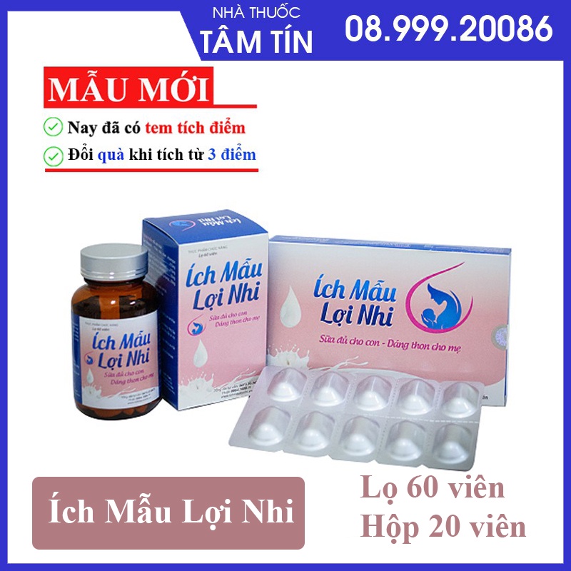 ÍCH MẪU LỢI NHI - kích thích tăng tiết sữa cho mẹ