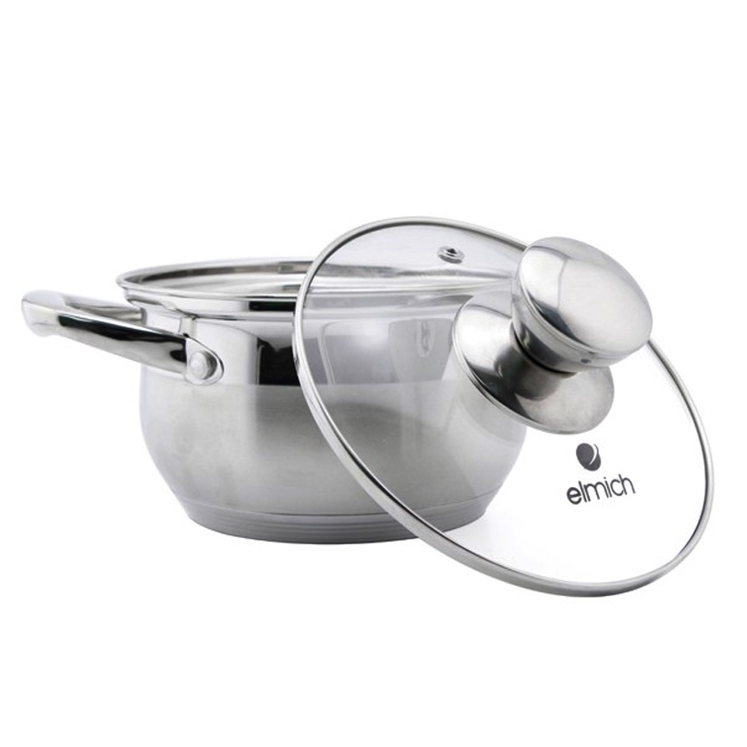 Bộ nồi inox cao cấp 5 đáy Smart cook  EL3337 - Hàng chính hãng