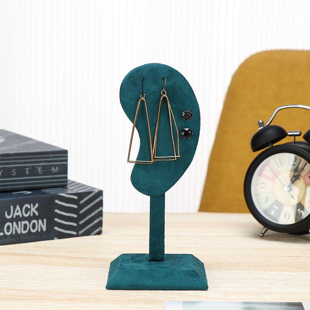 ANEMONE Giá Treo Trưng Bày Bông Tai Bằng Vải Nhung Sợi Nhỏ Đa Năng