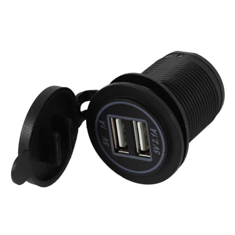 Tẩu Sạc Hai Cổng USB 5V 3.1A 12V 24V Chuyên Dụng Cho Xe Hơi Điện Thoại