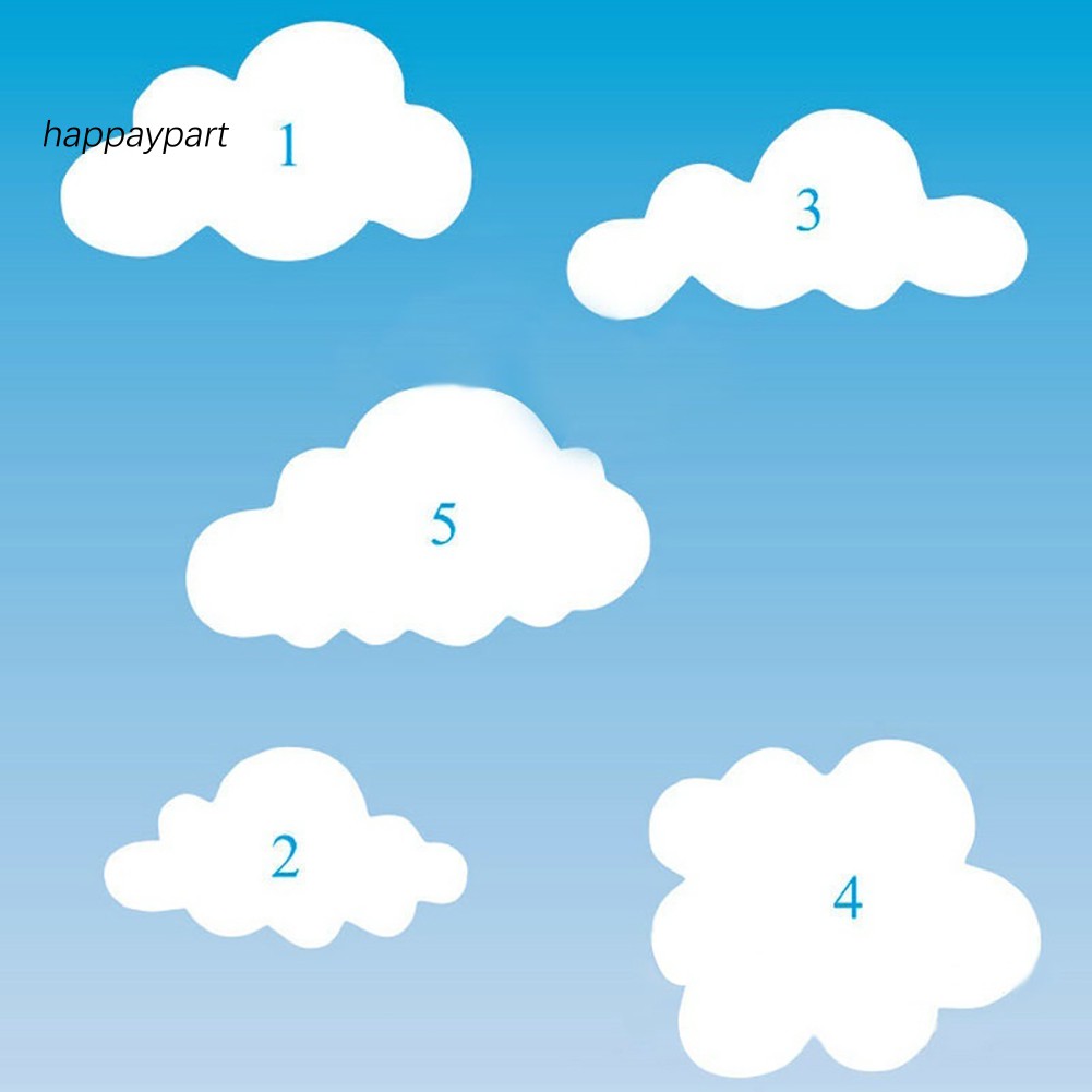 Set 5 khuôn cắt fondant hình đám mây - ảnh sản phẩm 5