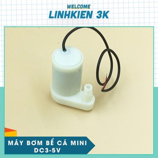 Máy bơm bể cá mini thân đứng bơm ngược lên
