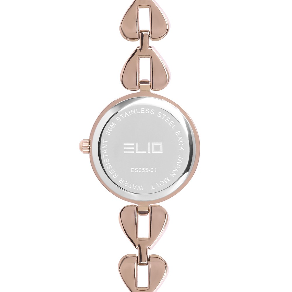 Đồng Hồ Kim Nữ Dây Kim Loại ELIO ES055-01 Vàng