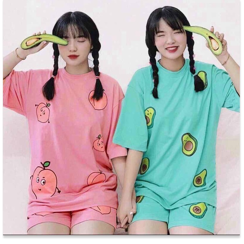 SET BỘ TRÁI BƠ CUTE,THIẾT KẾ HỌA TIẾT SIÊU NGẦU,CHẤT LIỆU VÃI THOÁNG MÁT  THỜI TRANG KME.STORE