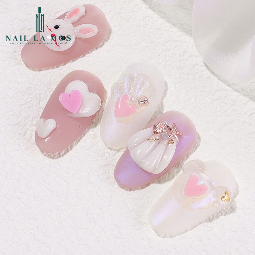 Gel nặn nail tạo hình đồ vật - gel khô nặn hoa 3D tiện lợi