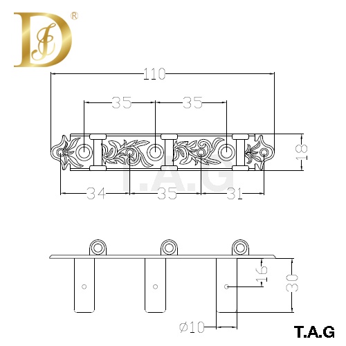 Bộ khoá đàn Guitar Classic DerJung DJ105, DJ315, DJ405 cao cấp chính hãng