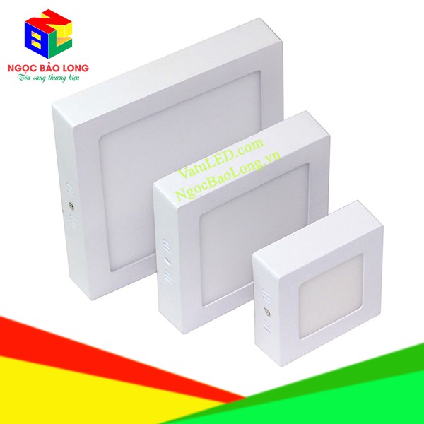 đèn ốp nổi vuông 12w, 18w, 24w (ánh sáng trắng)