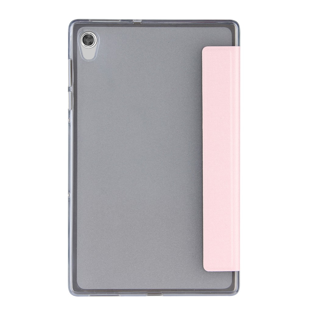 Bao da TPU mỏng nắp lật kiêm giá đỡ cho Lenovo Tab M10 HD  TB-X306F/TB-X306X