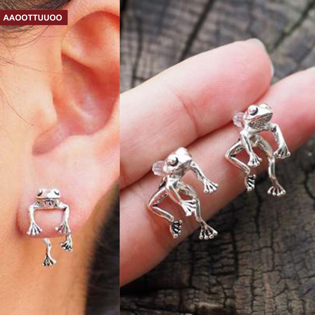 Hoa tai hình chú ếch thời trang dành cho nữ