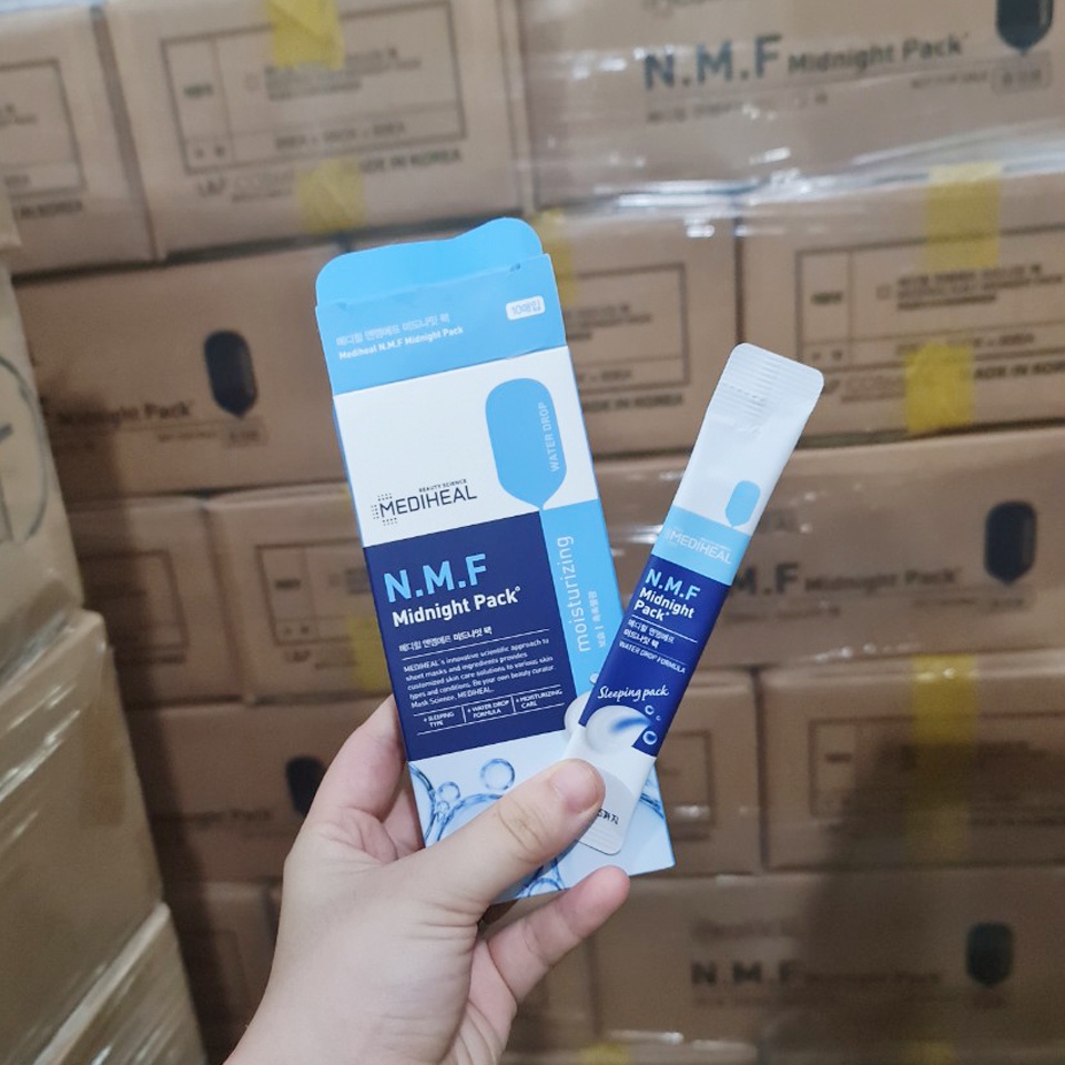 Mặt nạ ngủ cấp ẩm Mediheal N.M.F Midnight Pack gói 4ml Hàn Quốc