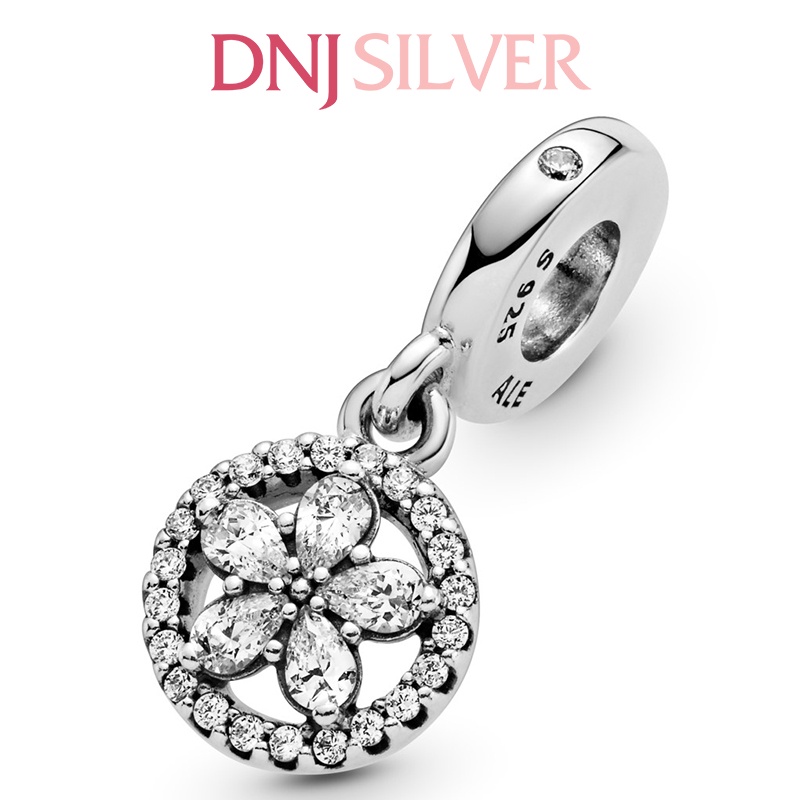 [Hàng cao cấp] Charm bạc 925 cao cấp, hàng chuẩn bạc - Charm Sparkling Snowflake thích hợp để mix vòng tay charm - DN095