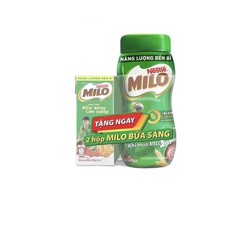 ( Tặng 2 Hộp ) Nestlé MILO Nguyên Chất Dạng Bột - 400gr