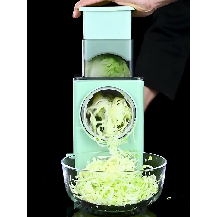 Dụng Cụ Thái Cắt Bào Sợi Rau Củ Quả Đa Năng 4 in 1 bằng thép không gỉ Cỡ Lớn