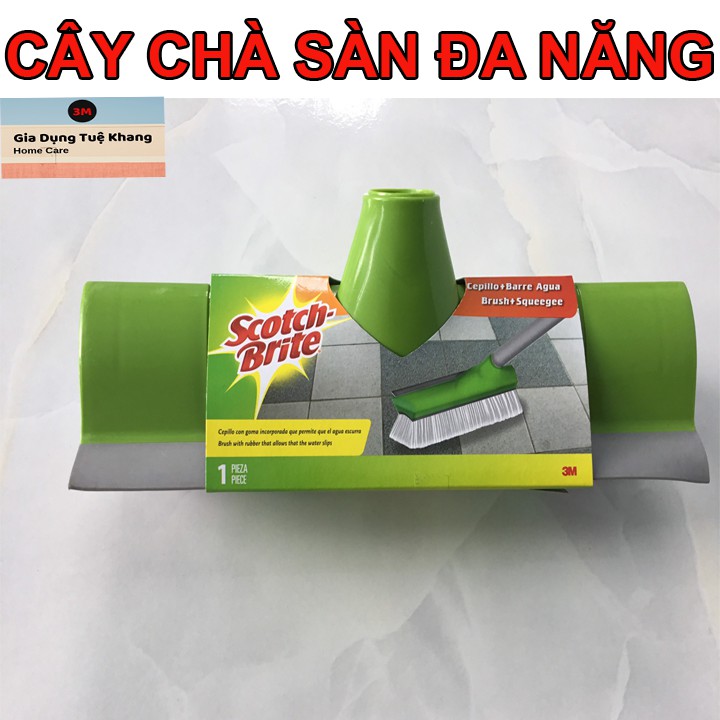 Cây chà sàn và gạt nước cao cấp Scotch Brite - 3M thương hiệu Mỹ, caychasan