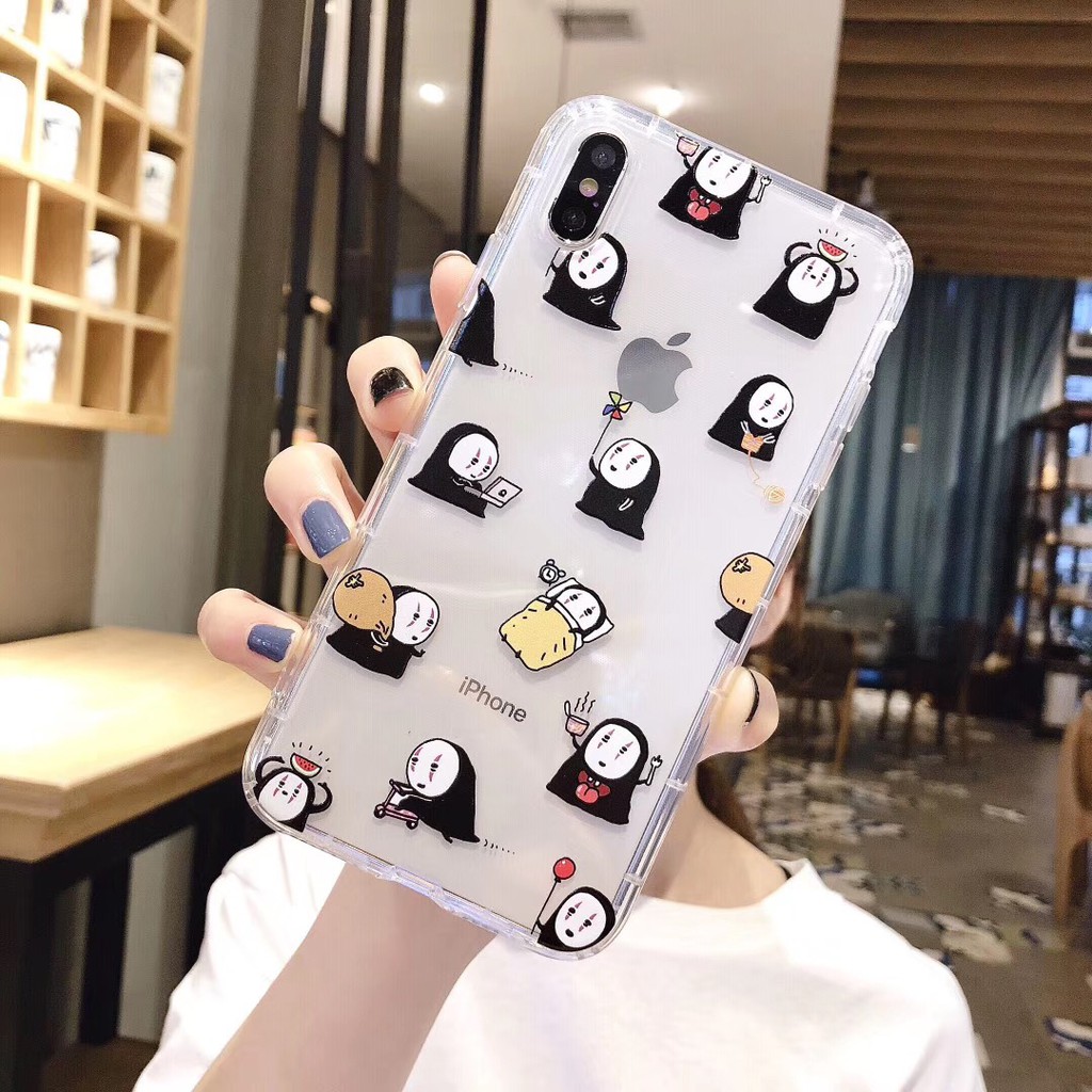 Ốp lưng TPU nhựa trong in hoạt hình đáng yêu cho iPhone11 11ProMax X XR XS max 6 6S 7 8Plus | BigBuy360 - bigbuy360.vn
