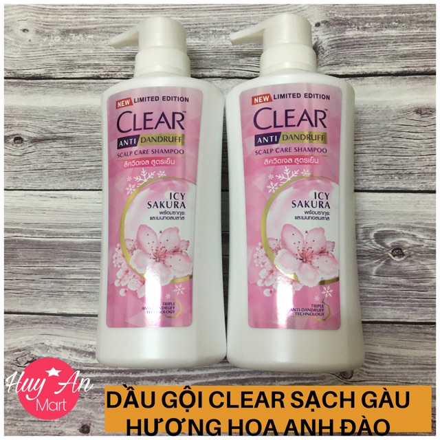 [MIỄN PHÍ VC] Dầu gội đầu Clear SẠCH GÀU HƯƠNG HOA ANH ĐÀO Thái Lan 435ml mẫu mới