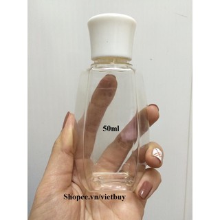 Chai nhựa lục giác 50ml