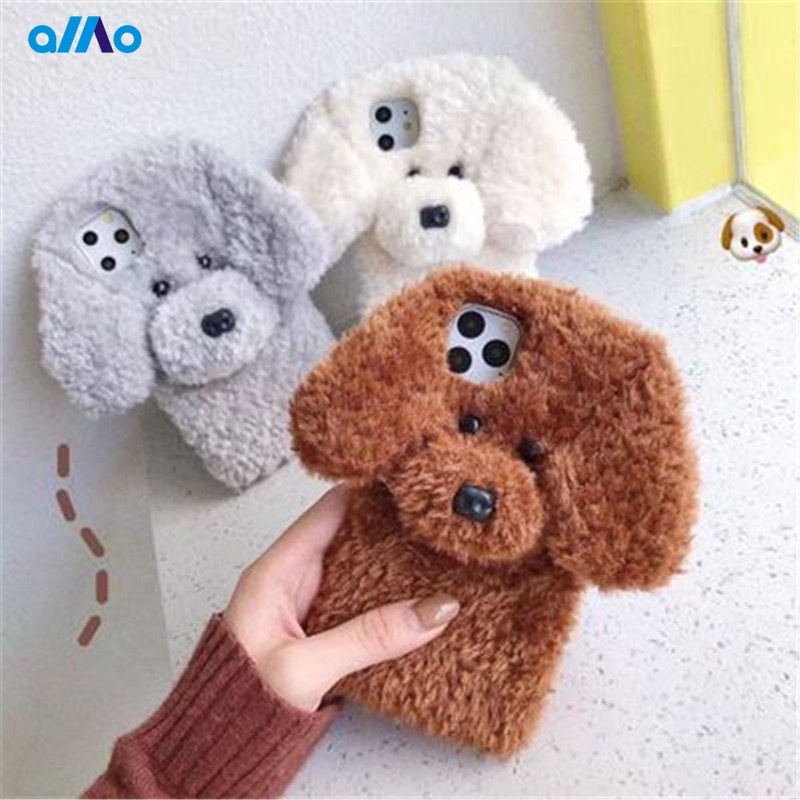 Ốp Điện Thoại Hình Cún Bông Cho Vivo  Y21s Y19 Y11 Y12 Y15 Y17 V11 V11I V15 S1 V17 V19 Neo Pro Y91 Y91I Y91C Y1S