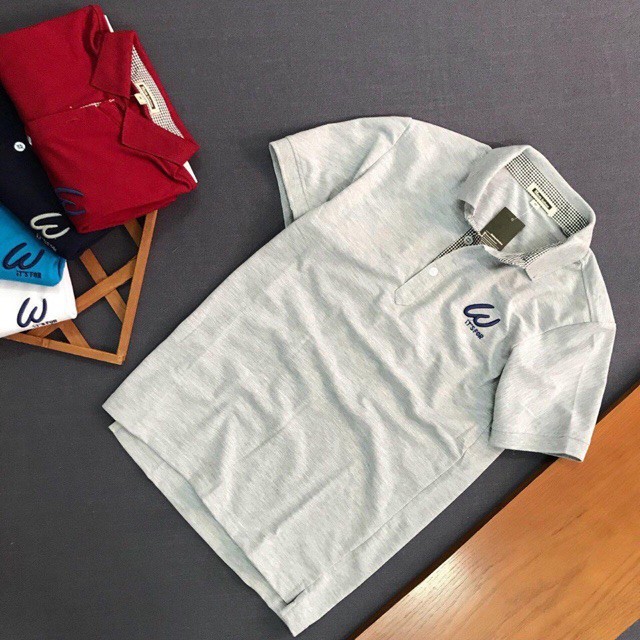 MEW VH Áo Thun Nam Cổ Bẻ LoGo W Chuẩn . Vải Cá Sấu Cotton Co Giãn - Chất Đẹp Nha 6 8 | BigBuy360 - bigbuy360.vn