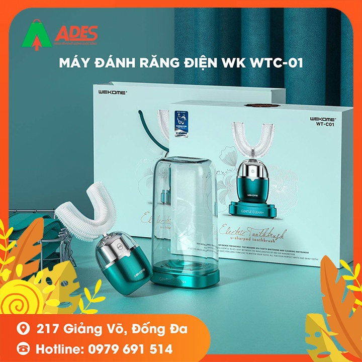 Bàn Chải Đánh Răng Điện Chữ U WEKOME WTC01 - BẢN QUỐC TẾ - Bảo Hành Chính Hãng 6 Tháng - Bàn Chải Thông Minh
