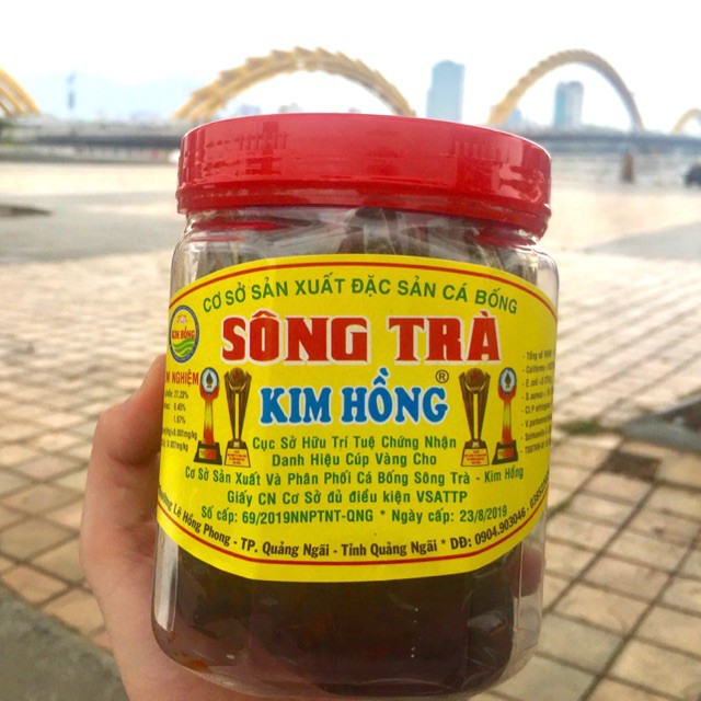 COMBO 3 HŨ CÁ BỐNG SÔNG TRÀ ĐẶC SẢN NỔI TIẾNG QUẢNG NGÃI HIỆU KIM HỒNG ( hũ 500g )