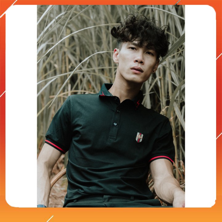 FreeShip Áo thun nam ngắn tay có cổ dáng ôm 100% cotton Bao Mát Bao Ngầu á2 . ⛑
