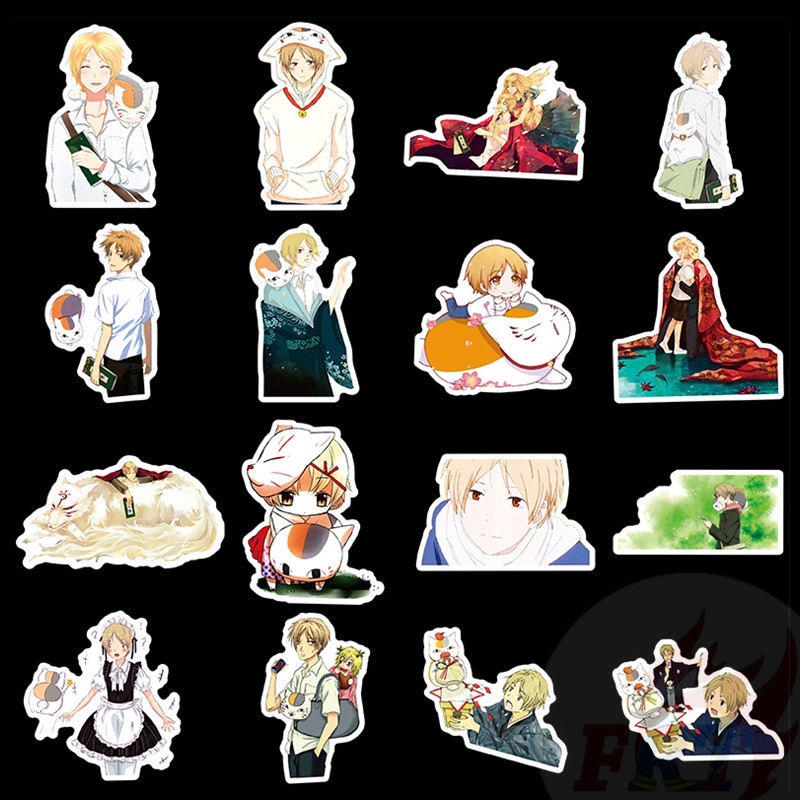 ❉ Natsume Yuujinchou Series 01 Stickers ❉ 50Pcs/Set Anime Natsume Takashi Madara DIY Fashion Mixed Luggage Laptop Skateboard Doodle Decals Stickers